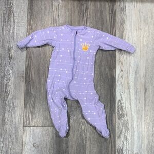 Tuffy Purple Kids One Piece with Crown Design